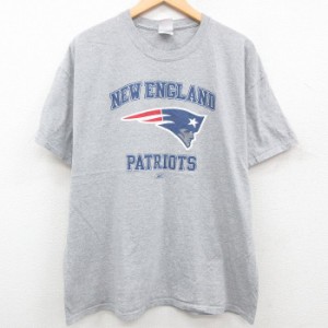 古着 リーボック REEBOK 半袖 ビンテージ Tシャツ メンズ 00年代 00s NFL ニューイングランドペイトリオッツ クルーネック グ 中古 古着