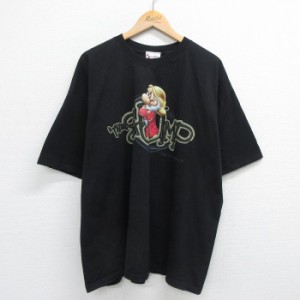 古着 半袖 ビンテージ Tシャツ メンズ 00年代 00s ディズニー DISNEY しらゆきひめ 7人の小人 七人のこびと グランピー 大きい 中古 古着