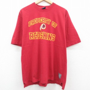 古着 リーボック REEBOK 半袖 ビンテージ Tシャツ メンズ 00年代 00s NFL ワシントンレッドスキンズ 大きいサイズ コットン ク 中古 古着