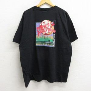 古着 半袖 ビンテージ Tシャツ メンズ 90年代 90s プラネットハリウッド ミネソタポリス 大きいサイズ コットン クルーネック  中古 古着