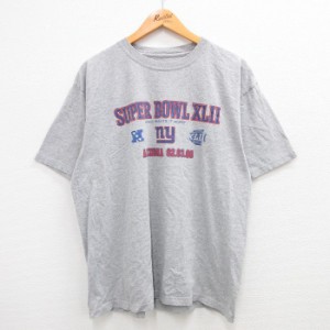 古着 リーボック REEBOK 半袖 ビンテージ Tシャツ メンズ 00年代 00s NFL ニューヨークジャイアンツ アリゾナ クルーネック グ 中古 古着
