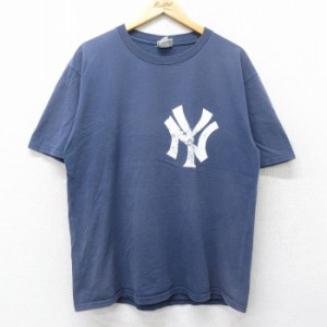 古着 リー Lee 半袖 ビンテージ Tシャツ メンズ 00年代 00s MLB ニューヨークヤンキース ゲイリーシェフィールド 11 コットン  中古 古着