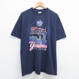 古着 マジェスティック 半袖 ビンテージ Tシャツ メンズ 90年代 90s MLB ニューヨークヤンキース 伊良部秀輝 大きいサイズ コ 中古 古着