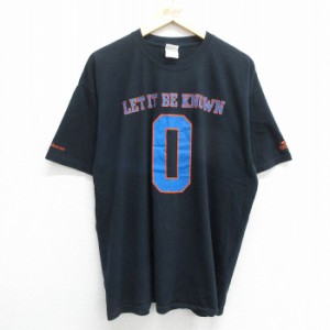 古着 半袖 ビンテージ Tシャツ メンズ 00年代 00s アディダス adidas ワンポイントロゴ LET IT BE KNOWN コットン クルーネッ 中古 古着