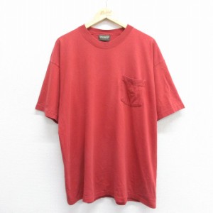 古着 ティンバーランド 半袖 ビンテージ Tシャツ メンズ 90年代 90s ワンポイントロゴ 胸ポケット付き 大きいサイズ クルーネ 中古 古着