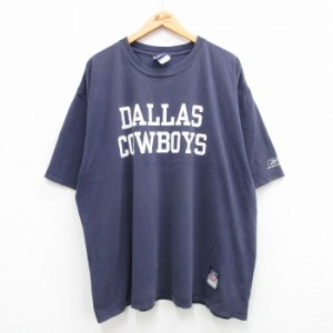 古着 リーボック REEBOK 半袖 ビンテージ Tシャツ メンズ 00年代 00s NFL ダラスカウボーイズ 大きいサイズ コットン クルーネ 中古 古着