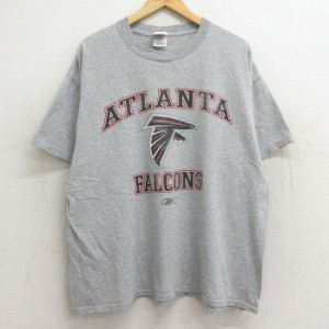 古着 リーボック REEBOK 半袖 ビンテージ Tシャツ メンズ 00年代 00s NFL アトランタファルコンズ 大きいサイズ クルーネック  中古 古着