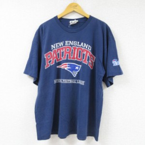 古着 リー Lee 半袖 ビンテージ Tシャツ メンズ 90年代 90s NFL ニューイングランドペイトリオッツ コットン クルーネック USA 中古 古着