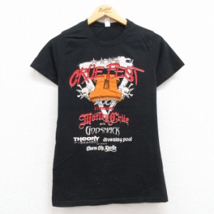 古着 半袖 ビンテージ ロック バンド Tシャツ メンズ 00年代 00s Crue Fese フェス ゴッドスマック モトリークルー コットン  中古 古着