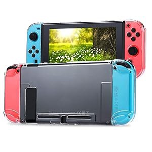 Tasikar Nintendo Switch用カバー 分離したの透明なケース 超薄型 任天堂ス(中古品)