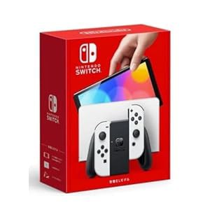 Nintendo Switch (有机EL款) スイッチ Joy-Con(L)/(R) 白色 ホワイト 本体 (中古品)