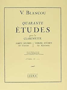 Alphonse Leduc ウィットナー ブランク : 40の練習曲 第一巻 (クラリネット(中古品)