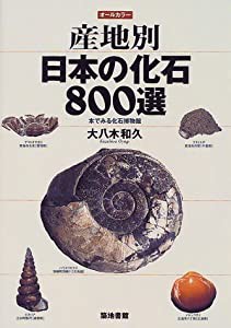 産地別日本の化石800選―本でみる化石博物館(未使用の新古品)