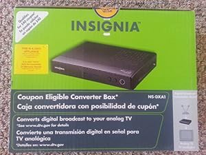 Insignia NS-DXA1 Digital to Analog TV Tuner Converter Box for Regular (中古品)