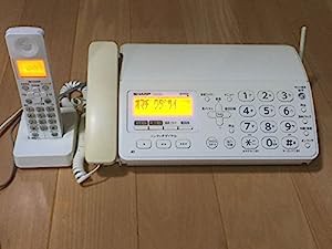 SHARP デジタルコードレスFAX 子機1台付き ホワイト系 UX-D19CL-W(未使用の新古品)