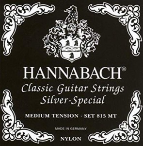 HANNABACH クラシックギター弦 シルバースペシャル E815MT Black Set(中古品)