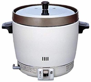 リンナイ(Rinnai) 業務用ガス炊飯器 2升用 普及タイプ ゴム管接続/直径9.5m(中古品)