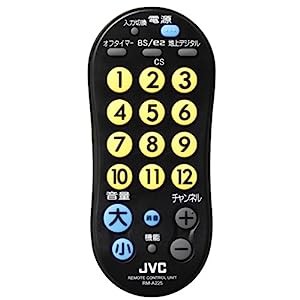 JVCケンウッド JVC リモートコンローラー ブラック RM-A225-B(中古品)