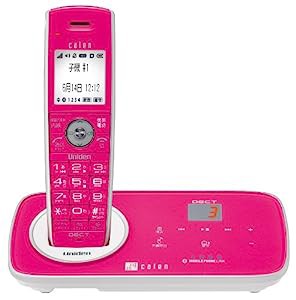 Uniden デジタルコードレス留守番電話機 可憐 子機1台タイプ ローズ DECT32(中古品)