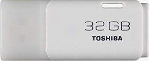 TOSHIBA USBメモリ 32GB USB2.0 キャップ式 ホワイト  (国内正規品)(中古品)