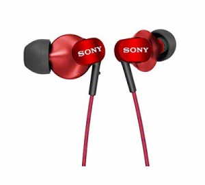 SONY カナル型イヤホン レッド MDR-EX220LP/R(中古品)