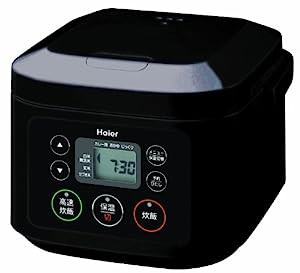 Haier3合炊きマイコンジャー炊飯器ブラック JJ-M30A(K)(中古品)