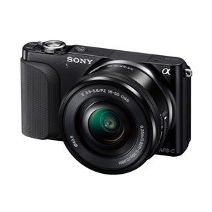 SONY ミラーレス一眼 NEX-3N パワーズームレンズキット E PZ 16-50mm F3.5-(中古品)