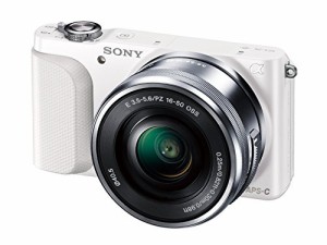 SONY ミラーレス一眼 NEX-3N パワーズームレンズキット E PZ 16-50mm F3.5-(中古品)