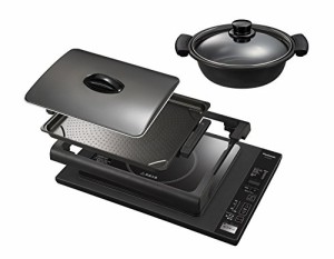 パナソニック IHホットプレート 専用鍋付き 7段階火力調整 焼肉 ホットケー(中古品)