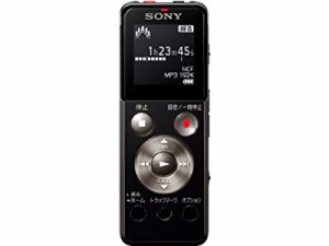 SONY ステレオICレコーダー FMチューナー付 4GB ブラック ICD-UX543F/B(中古品)