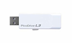 グリーンハウス USB3.0対応 USBメモリー ピコドライブ L3 16GB GH-UF3LA16G(中古品)