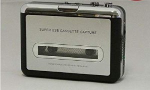 カセットプレーヤー カセットテープコンバーター　カセットテープをMP3に変(中古品)