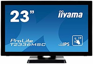 iiyama 23型ワイド液晶ディスプレイ ProLite T2336MSC-2 (AH-IPS、投影型静(中古品)