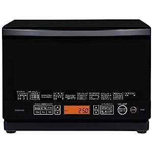 東芝 スチームオーブンレンジ 「石窯ドーム」（26L） ER-ND7-K ブラック(中古品)