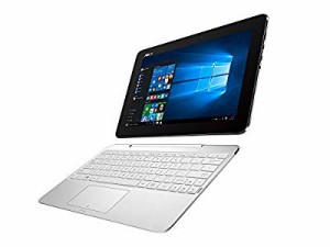 ASUS 2in1 タブレット ノートパソコン TransBook T100HA-WHITE Windows10/1(中古品)