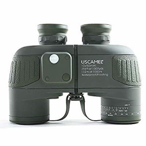 USCAMELR レンジファインダーコンパス付き10x50ミリタリー防水HD双眼鏡 -  (中古品)