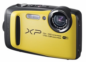 FUJIFILM デジタルカメラ XP90 防水 イエロー FX-XP90Y(中古品)