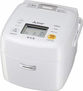 三菱電機 IHジャー炊飯器 備長炭 炭炊釜 3.5合炊き ピュアホワイト NJ-SE06(中古品)