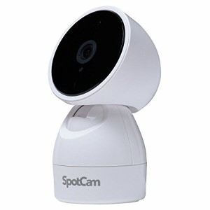 SpotCam ネットワークカメラ パンチルト クラウド録画・暗視機能・双方向通(中古品)