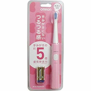 オムロンヘルスケア 音波式電動歯ブラシ ピンク HT-B210-PK(中古品)