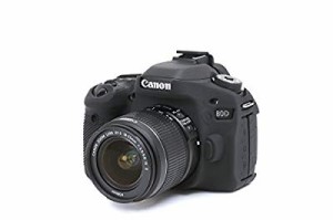 DISCOVERED イージーカバー Canon EOS 80D 用 カメラカバー ブラック　液晶(中古品)