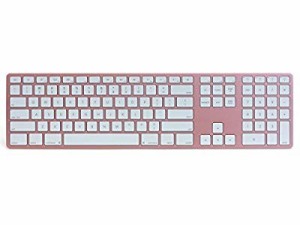 Matias Wireless Aluminum Keyboard Bluetooth3.0 MAC配列/英語版 マルチペ(中古品)