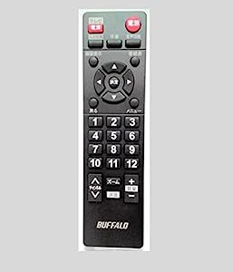 BUFFALO テレビ用地デジチューナー DTV-H300用リモコン(中古品)