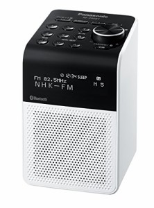パナソニック ラジオ FM/AM/ワイドFM/Bluetooth対応 ホワイト RF-200BT-W(中古品)