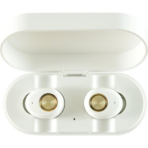M-SOUNDS 超軽量 完全ワイヤレス 両耳カナル型 Bluetoothイヤホン ホワイト(中古品)