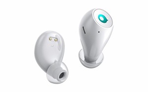 Air by crazybaby 完全ワイヤレスイヤホン Bluetooth/防水対応 White MC7A1(中古品)