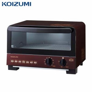 コイズミ オーブントースター レッドKOIZUMI KOS-1215-R(中古品)