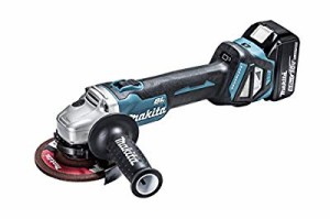 マキタ(Makita) 125ミリ充電式ディスクグラインダ 18V 6Ah バッテリ・充電 (中古品)