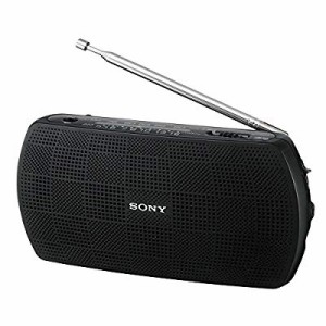 ソニー SONY ポータブルラジオ SRF-19 : ワイドFM対応 FM/AM ブラック SRF-(中古品)