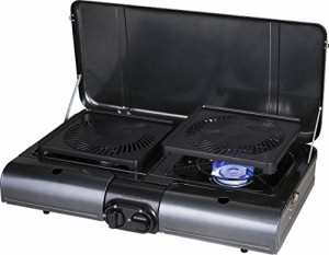 イワタニ テーブルトップ型BBQグリル フラットツイングリル CB-TBG-1(中古品)